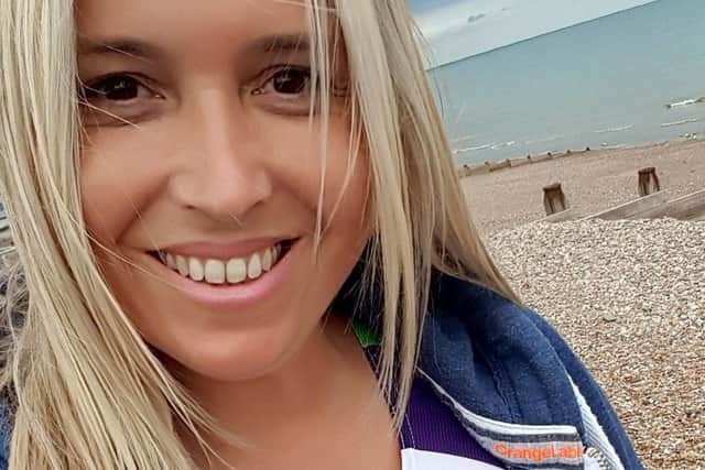Nicki Pardoe, 39 from Shoreham is taking on the Step up for 30 challenge this month to raise money for Bowel Cancer UK and Beating Bowel Cancer