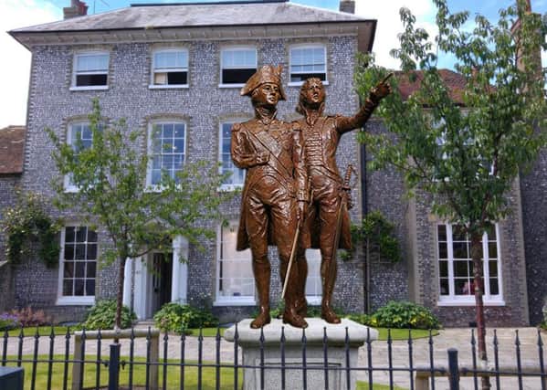 A statue of Admiral Sir George Murray and Lord Nelson is planned for Chichester (photo submitted).