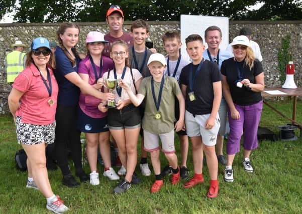 Everyone had a fabulous time at the fun stoolball tournament in Findon. Picture: Richard Bell