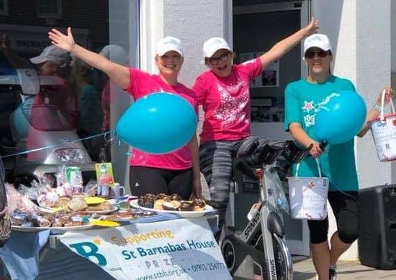 Kardinal Angels organised a static bike ride to boost their fundraising
