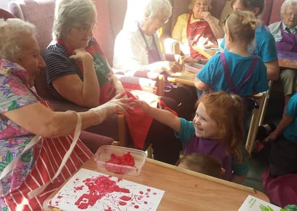 The Encounter Project uses reminiscence and art to connect young nursery children with older people in care homes