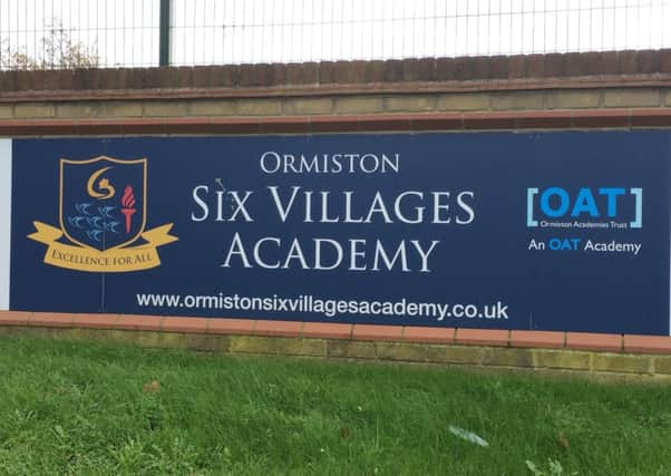 Ormiston Six Villages Academy in Westergate SUS-151126-121656001