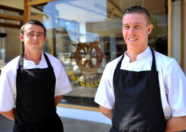 Shaun and Craig Mustard outside the York Road premises which will become Mustards Bar and Restaurant