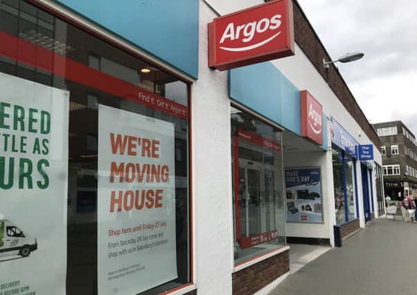 Argos in Horsham has announced it will be moving