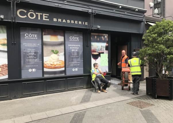 Builders have started work at Cote