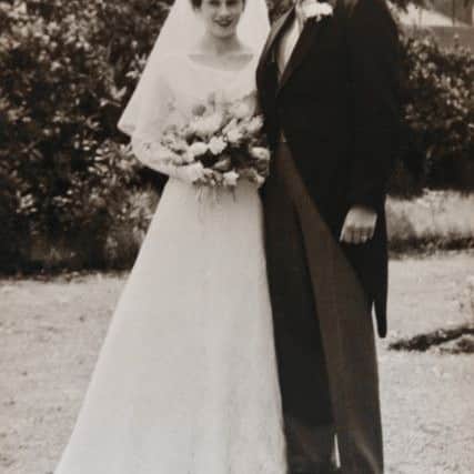 The wedding day, June 14, 1958