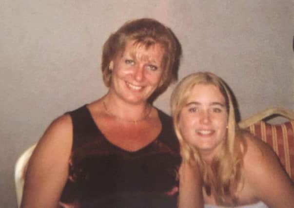 Mandy Stephenson with her daughter, Samantha, when she was 14