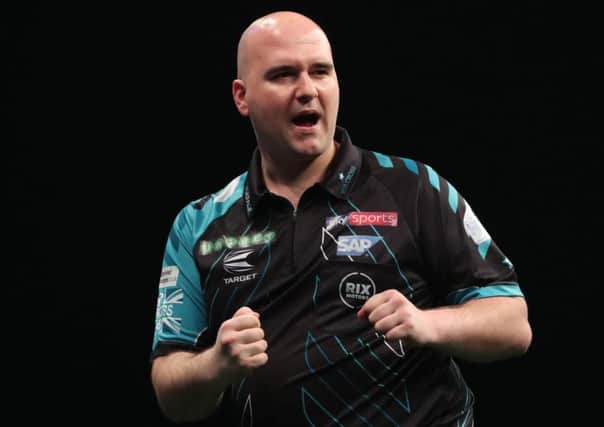 Rob Cross was runner-up in Players Championship 14 yesterday. Picture courtesy Lawrence Lustig/PDC