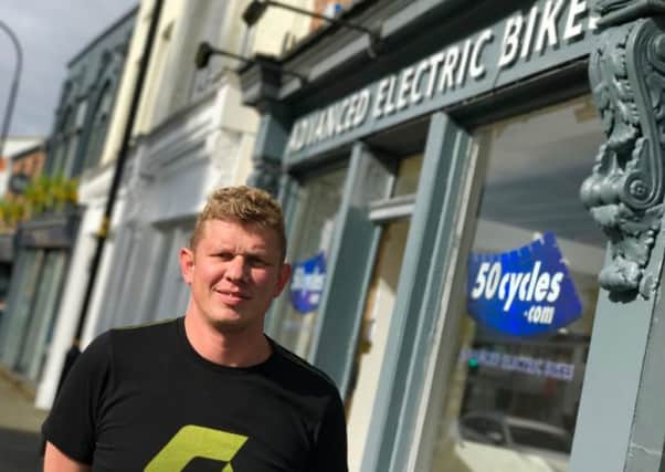 Scott Snaith, CEO and founder of 50cycles, which has a store in Shoreham High Street
