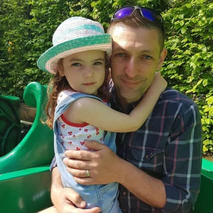 Martin McCabe was frustrated by the process of securing SEND support for his daughter, Gracie SUS-180622-101458001