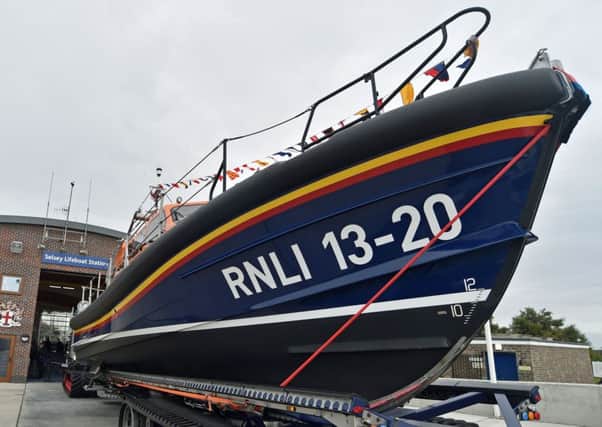 JPOS Selsey lifeboat naming

The new Shannon class Selsey RNLI lifeboat ready for the naming
ceremony held at Selsey on September 21, 2017 SUS-171010-161844001