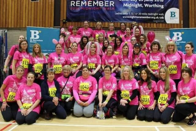 The Glad Girls taking part in 2016 in memory of Kate Gladden