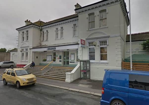 The announcement said the train would terminate at West Worthing Railway Station. Picture: Google Maps/Google Streetview