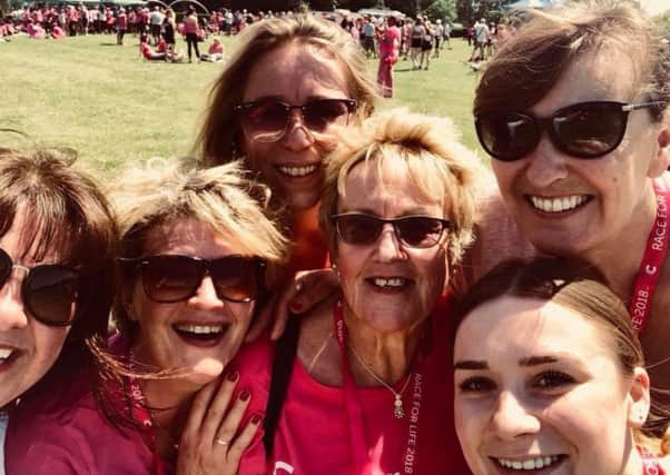 Jacqueline Rassell did Richmond Race for Life as part of the West Girls and Mum team