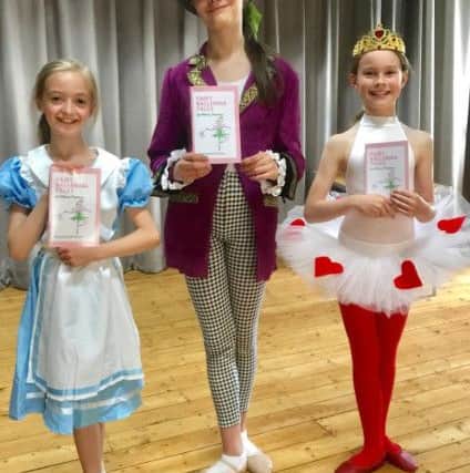 Alice, the Mad Hatter and Queen of Hearts with Fairy Ballerina Tales