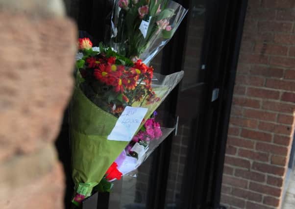 Tributes were left for Louise in Bognor after she died. Pictures: Kate Shemilt