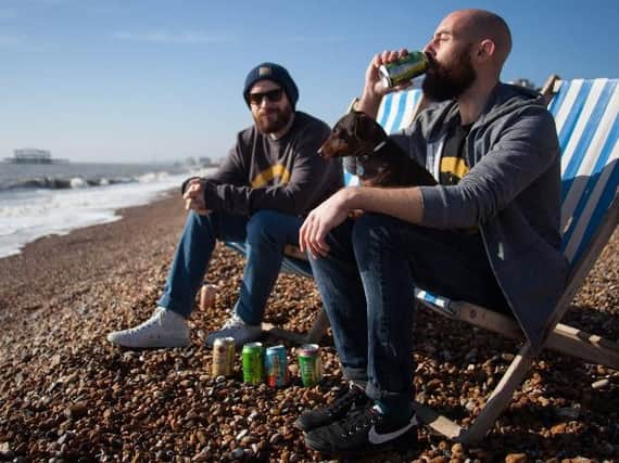 Bison Beer co-founders Nick Vardy and Jack Cregan