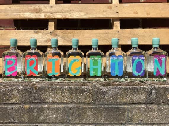 Brighton Gin reveals its special edition Pride bottles