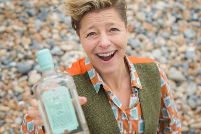 Kathy Caton, the founder of Brighton Gin (Photograph: Vervate)