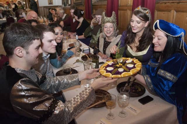 Revelry at the Loxwood Joust banquet