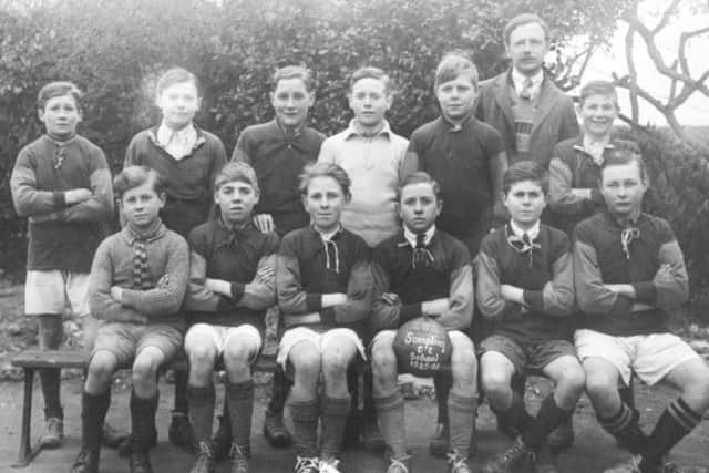 The football team at Sompting CE School in 1925