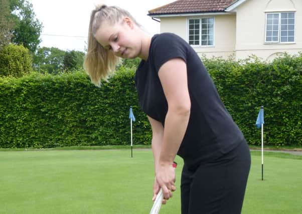 Chelsea Masters was the Sussex ladies' golf champion in 2015 and 2016.