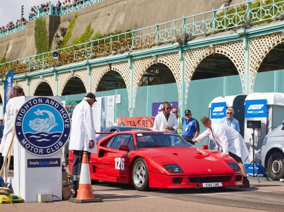 The speed trials return to Brighton's seafront