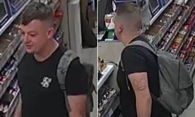 The CCTV image released by police. Picture courtesy of Sussex Police SUS-180622-172453001