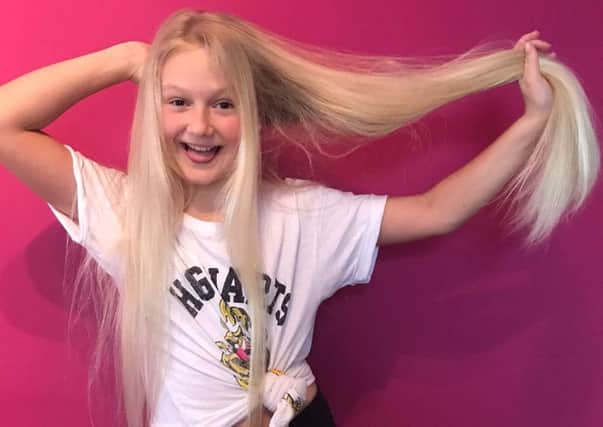 Lottie Giran-Carter, ten, has had her trimmed only five times since she was born
