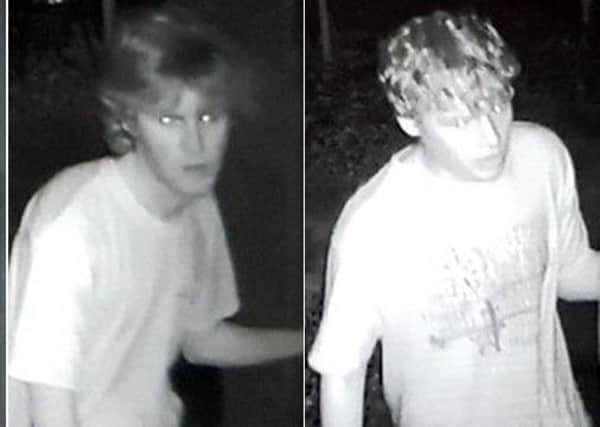 Police have released CCTV images of three men sought in connection with a burglary in Chichester