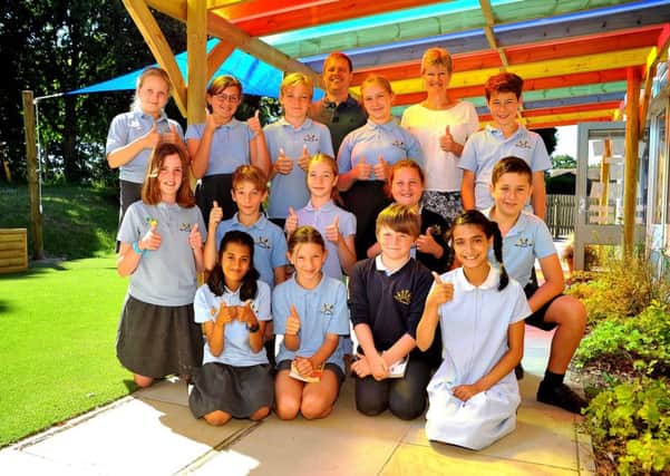 Holy Trinity Lower Beeding school new outdoor classroom. Pic Steve Robards SR1816622 SUS-180625-124645001