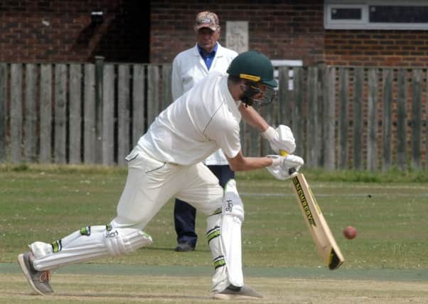 James White at the crease for West Wittering at Eastergate / Picture by Kate Shemilt