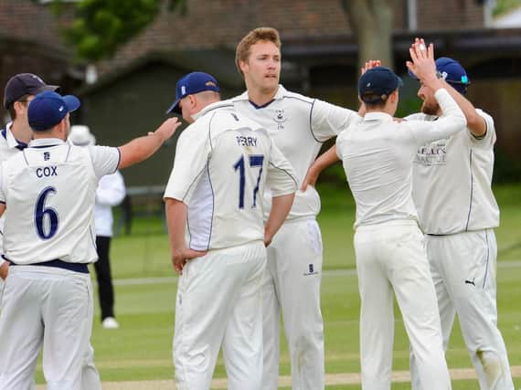 Leaders Littlehampton moved 44 points clear at the top after seeing off Horsham 2nd XI. Picture by Stephen Goodger
