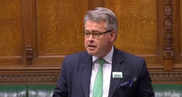 Tim Loughton MP speaking during a second reading of his bill in the House of Commons. Photo: Parliament TV SUS-180202-174315001