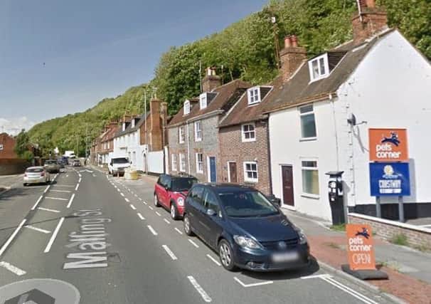 Malling Street in Lewes ... the protest will be near Pets Corner. Image: Google Maps