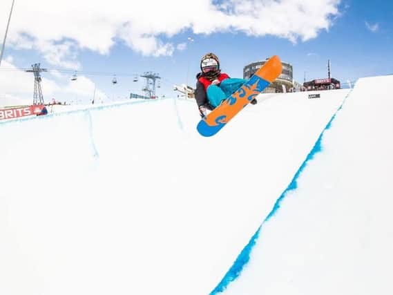 Steyning snowboarder Charlie Lane
