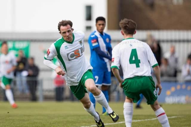 Gary Charman in action for Bognor