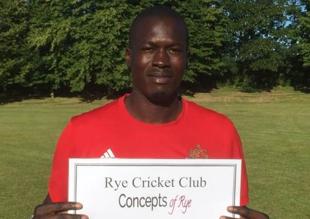 Six-wicket hero Cleon Reece was Rye Cricket Club's Concepts of Rye man of the match in the victory over Crowhurst Park.