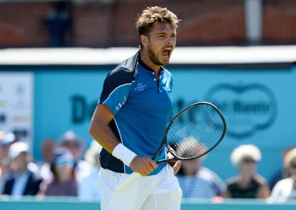 Stan Wawrinka's stay in Eastbourne was brief