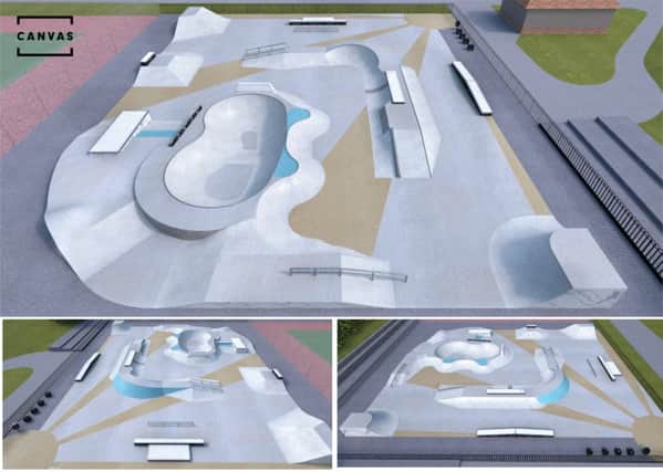 Shape of things to come? Canvas has been awarded the contract to deliver the new skatepark