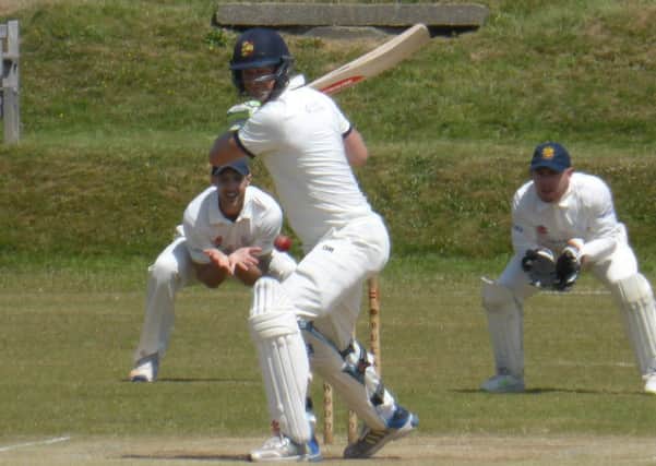 James Pooley batting for Hastings Priory in their last home game, against East Grinstead two weeks ago. Picture by Simon Newstead