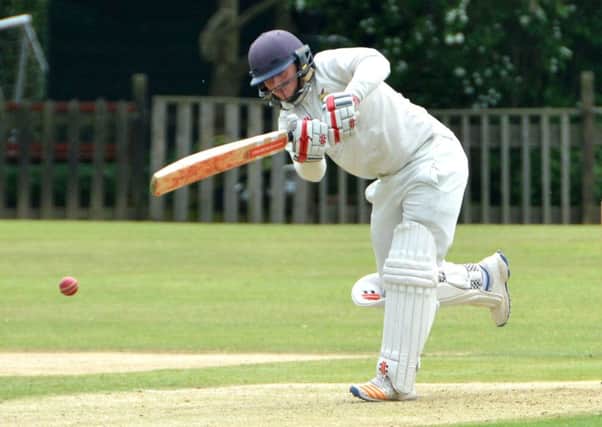 Joe Billings scored his second big century of the season in Hastings Priory's defeat at home to Cuckfield. Picture by Peter Cripps