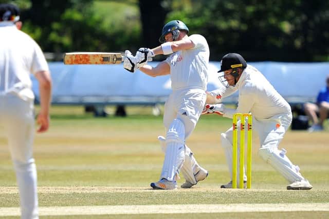 Cricket - Horsham v Roffey. Michael Thornely . Pic Steve Robards SR1817036 SUS-180207-172206001
