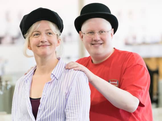 Alex Young & Matt Lucas in rehearsal for Chichester Festival Theatres ME AND MY GIRL Photo Johan Persson
