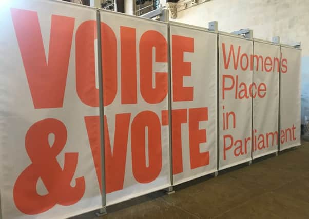 The Voice & Vote exhibition will be at the Great Hall in the Palace of Westminster until October