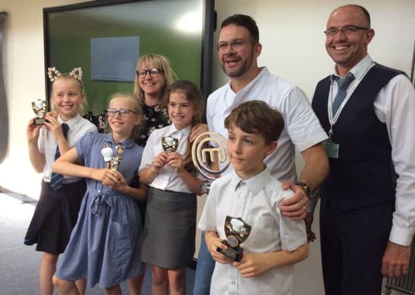 Orchards Junior School held a Masterchef competition, with one of the judges being Kenny Tutt, this year's Masterchef winner