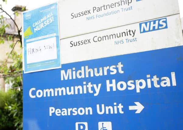 Sussex NHS Community Trust launches recruitment drive in Midhurst for nurses so Community Hospital can be reopened. Photo by Derek Martin