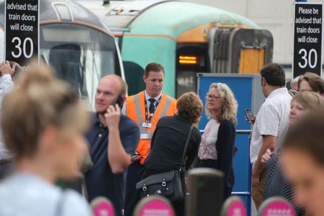 Passengers were advised not to attempt to travel to London Victoria (Photograph: Eddie Mitchell)