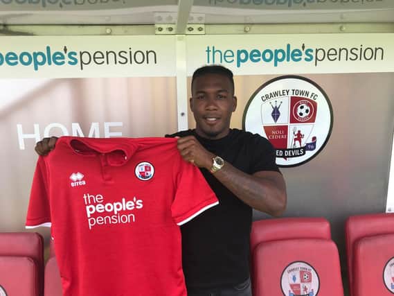 Dominic Poleon has joined Crawley Town from Bradford City