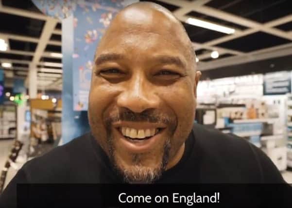 John Barnes has released a new rap for the World Cup match against Sweden